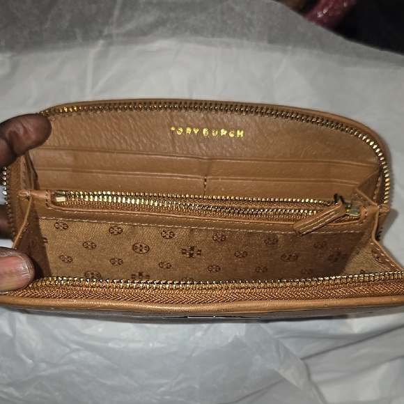 Tory Burch Brown Leather Wallet - Picture 14 of 16